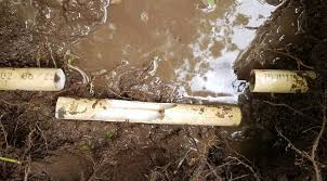 Sprinkler pipe leaks due to a freeze. Sprinkler Repair Services By Lawn Care Mvp In Utah