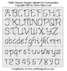 The lower case letters without ascenders or descenders (ex: Script Cross Stitch Letters Small Novocom Top