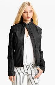Dkny Leather Scuba Jacket Petite Nordstrom Scuba Jacket Jackets Leather Jacket