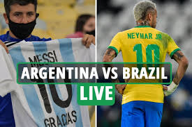 Sunday's world cup qualifier between brazil and argentina was suspended after brazilian health regulator anvisa entered the pitch to remove three of . Argentina Vs Brazil Live Follow All The Latest From Copa America Final Forbes Alert