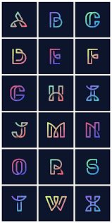 Anyone who's worked in gra. Download Colorful Retro Alphabets Vector Set For Free Typography Alphabet Lettering Design Lettering Alphabet