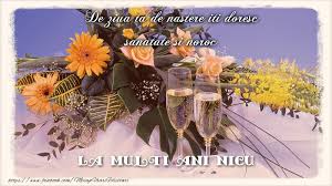Astazi este o zi speciala pentru tine, iar tu esti special pentru noi. La Multi Ani Nicu De Ziua Ta De Nastere Iti Doresc Sanatate Si Noroc Felicitari De Zi De Nastere Pentru Nicu Mesajeurarifelicitari Com