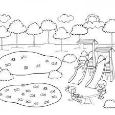 Dibujo Parque Infantil Para Colorear Coloring Pages Free Coloring Pages Colorful Pictures