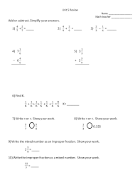 Algebra ii/trig unit 5 test review worksheet answer key. Algebra 1 Unit 5 Review Answer Key