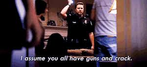 The film stars jonah hill and michael cera as seth and evan. Gif Superbad Flic Cops Animated Gif On Gifer By Kern