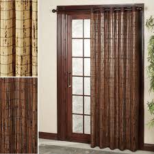 Sometimes we need some privacy and those glass panes prevent us from getting it, so you need to treat these panes somehow. Bamboo Door Curtains
