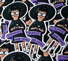 Check spelling or type a new query. Tina Belcher Bob S Burgers Beetlejuice Lydia Deetz Sticker Etsy