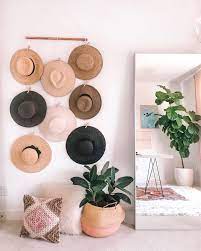 How To Make Hat Wall Display At Home Organize Hats On This Diy Hat Rack Hat Wall Diy Hat Rack Diy Hat Wall