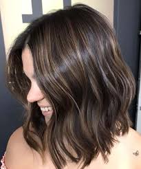 Find your ideal short hairstyle for 2021. Partial Highlights On Short Brown Hair Highlighted Hairstyles For Black Hair Bob Cut Brown Hair Hair Color Ideas