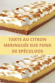 Tarte Au Citron Meringuee Sur Fond De Speculoos En 2020 Tarte Au Citron Citron Meringuee Tarte Au Citron Meringuee