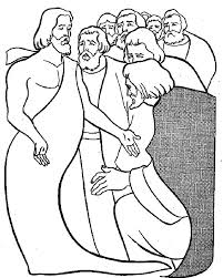 Doubting Thomas Gather With Other Apostles Coloring Pages Kids Play Color Coloring Pages Doubting Thomas Coloring Pictures