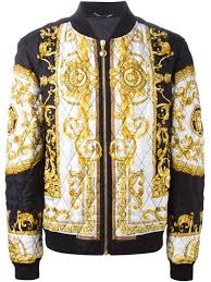 Black And Gold Bomber Jacket Mens Designer Varsity Jackets For Men Versace Jacket Streetwear Fashion Quilted Bomber Jacket