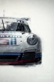 Racecar Art Print By Mike Ahrens Race Cars Motorsport Art Automotive Artwork