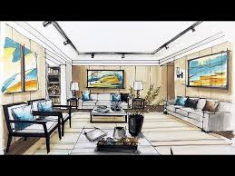 How To Sketch Interior Design Youtube