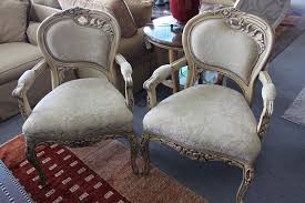 Aico By Michael Amini Cream Colored Accent Chairs With Carvings Chair Michael Amini Aico