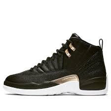 Jordan 12 Retro Black Metallic Gold White Nike Wmns Air Jordan 12 Retro In 2020