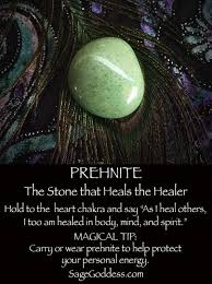 Prehnite Heals The Healer Carry It To Protect Your Energy Field Wherever You Go Healing Energy Crystals Crystal Healing Stones