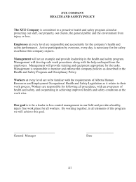 Health and safety at work policy. Ppt Zyx Company Health And Safety Policy Powerpoint Presentation Free Download Id 727921
