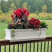 They are very versatile, as you can choose any color and plant that you prefer. Deck Rail Planters Deck Balcony And Porch Railing Planters