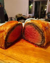 My first attempt at Beef Wellington. Maybe pushing it for this sub- hope  this is ok! : r/steak