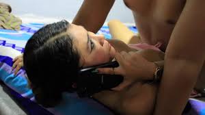 My stepbrother fucks me while Im talking on the phone with my boyfriend.  POV-latina big tits, porn in spanish - XNXX.COM