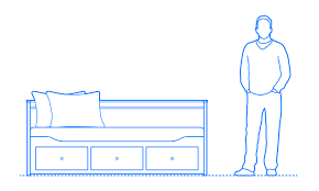 See more ideas about ikea daybed room daybed. Ikea Hemnes Daybed 3 Drawers Dimensions Drawings Dimensions Com