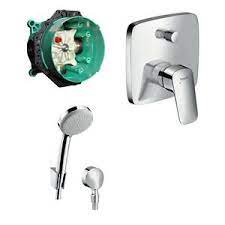 Wir haben eine große auswahl an badarmaturen namhafter hersteller wie hansgrohe, grohe. Hans Grohe Logis Unterputz Set Fur Dusche Wanne Up Armatur Bad Duschsystem Ebay