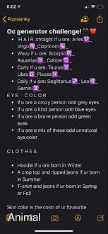 For when you need some inspiration for new characters or adoptables or whatever you need fam . Oc Generator Creative Drawing Prompts Art Style Challenge Drawing Challenge