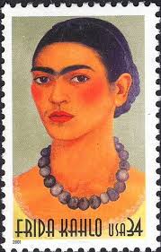 FIVE 34c Frida Kahlo Stamp