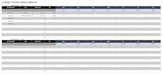 A disorganized work force would be any manager's worst nightmare, or so we imagine. Free Work Schedule Templates For Word And Excel Smartsheet