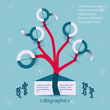 Infographics Family Family Tree Organization Chart Concept On