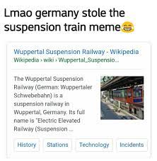 Germany Stole It Suspension Railway Emoji Know Your Meme