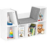 Provide a place for them to store and display all their important possessions. Amazon Com Kidkraft Bookcase With Reading Nook Toy White 46 46 X 15 16 X 5 04 Toys Games