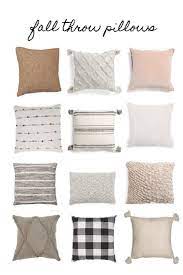 Place throw pillows on a bare sofa to spruce up the furniture's design. Fall Throw Pillows Affordable Throw Pillows Throw Pillows Living Room Fall Throw Pillows