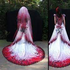 Red Rock Park Halloween Wedding Dresses Gothic Wedding Dress Christmas Wedding Dresses