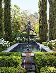 A Dated 1950s Hollywood Hills Home Becomes A Refined And Light Filled Residence Water Features In The Garden Garden Design Garden Pool