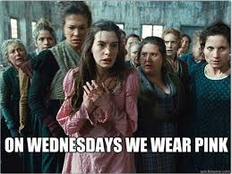 On Wednesdays We Wear Pink Les Miserables Know Your Meme