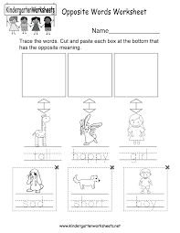 Normally learned between kindergarten and second grade, phonics activities are available for every age, including you can download these free, fun and easily portable phonics clip cards from kids activities. Opposite Words Worksheets For Kids Free Printable