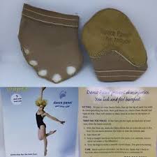 Details About New Dance Paws Basic Half Sole Protection Lyrical Shoe Genuine Dark Nude
