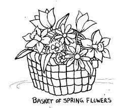 Flower bouquet clipart black and white free download on clipartmag. Flower Basket Clipart Black And White Google Da Ara