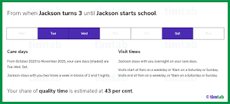 Developing a joint custody parent. 60 40 Custody Schedules With Alternating Weekends Timtab