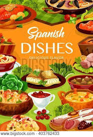 After about 15 minutes, dinner is ready. Spanish Food Cuisine Vector Photo Free Trial Bigstock