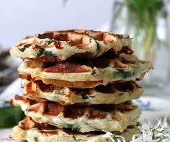 Recette Facile De Gaufres Salees Au Comte Et Ail Des Ours Recette Gaufres Salees Gaufres Ail Des Ours