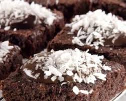 Recette De Brownies Alleges Au Chocolat Et Noix De Coco Recette Recette Noix De Coco Gateau Au Chocolat Allege Gateau Chocolat Noix