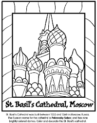 Welcome, click on a category you like, find many coloring pages inside and start play online coloring here at coloringpages.site we are constantly adding coloring pages to our online coloring game. St Basil S Cathedral Moscow Coloring Page Crayola Com