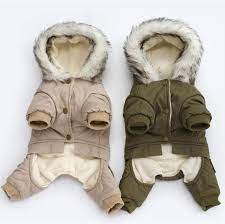 haustier hund kleidung winter warme hund grunen mantel jumpsuit verdicken pet kleidung fur yorkshire teddy hunde k girl dog clothes puppy clothes warm dog coat