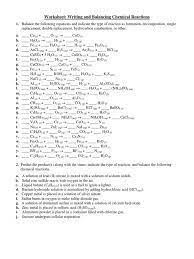 Word equations included for all reactions. Pogil Activities For Highschool Chemistry Types Of Chemical Reactions Key Pogil Activities For High School Chemistry This Unit Is Part Of The Chemistry Library Paperblog