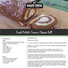 Sweet Potato Cream Cheese Roll Made With Princella Or Sugary Sam Sweet Potatoes Recipe Cream Cheese Rolls Recipes Cake Ingredients
