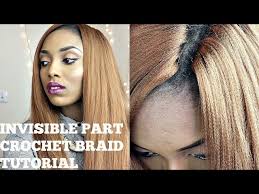 Crochet braids are one of the easiest braids to work with, and divatress carries tons of crochet braid styles. Crochet Braids With Kanekalon Hair Invisisible Knotless Part Youtuberandom