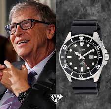 Melinda gates posts video of the day she cut her cake with bill gates. Bill Gates Casio Duro Analog Dive Watch Superwatchman Com